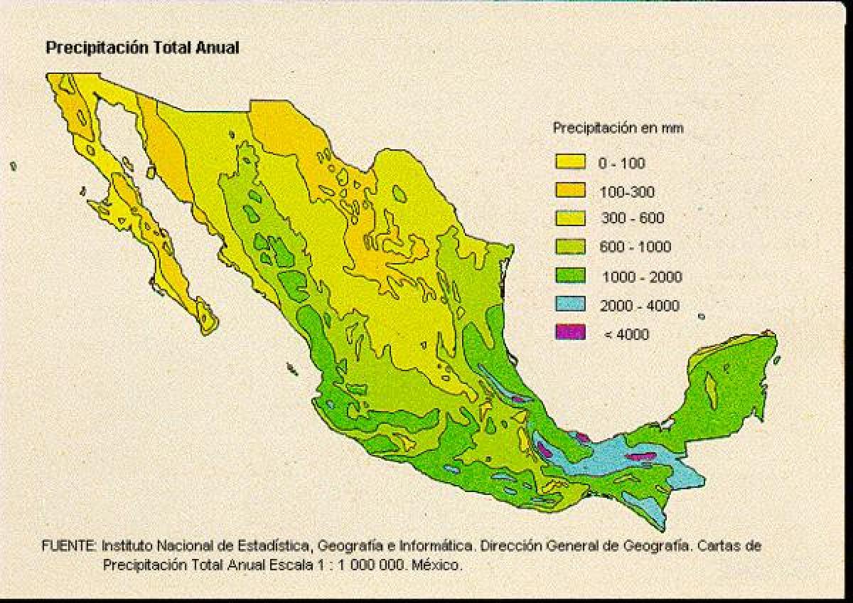 погодні карти для Мексики