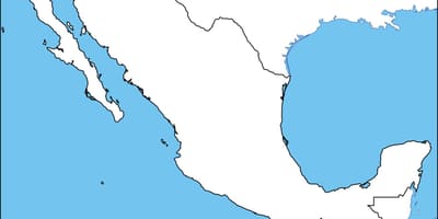 Порожня карта Мексики