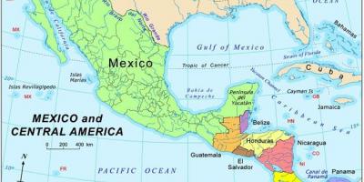Карту Мексики і Центральної Америки