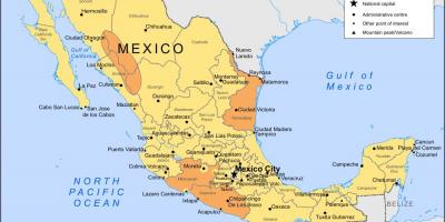 Погода в Мексиці карті